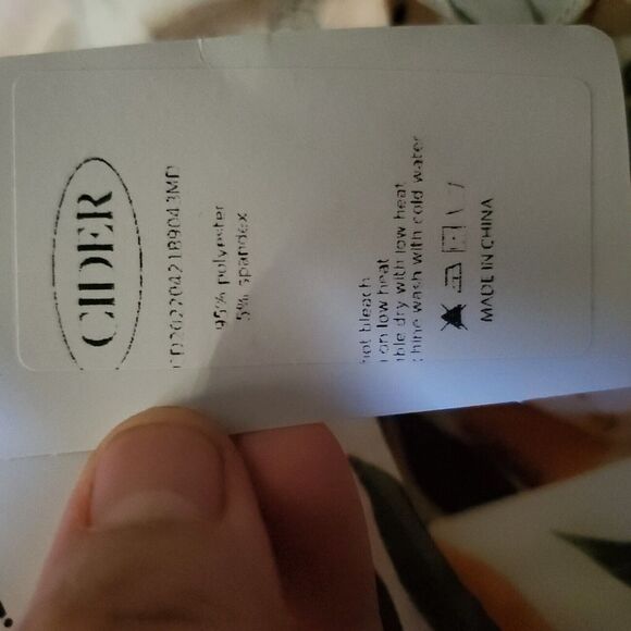 NWT Cider Dress Junior’s Ivory Yellow Lemon Print Sundress Tie Straps Size M - Picture 8 of 11